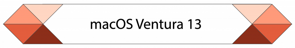 macOS Ventura 13